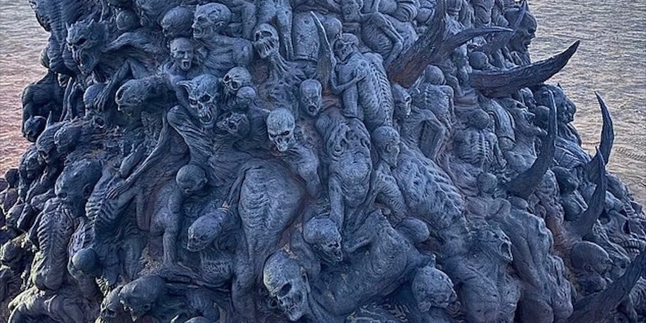 монолит в пустыне