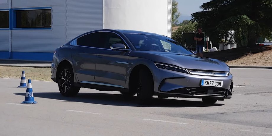 BYD, BYD Han, Лосиный тест, Электромобили, Электрокар, Седан, Авто, Автомобили, Видео, Эксперты
