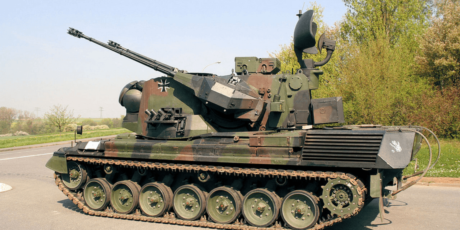 Gepard 1A2, зенитная установка, Гепард