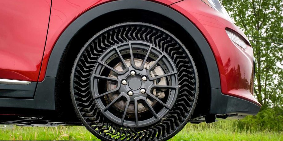 безвоздушные шины michelin uptis, безвоздушные шины, Michelin Uptis, шины Michelin, Chevrolet Bolt,новый Chevrolet Bolt