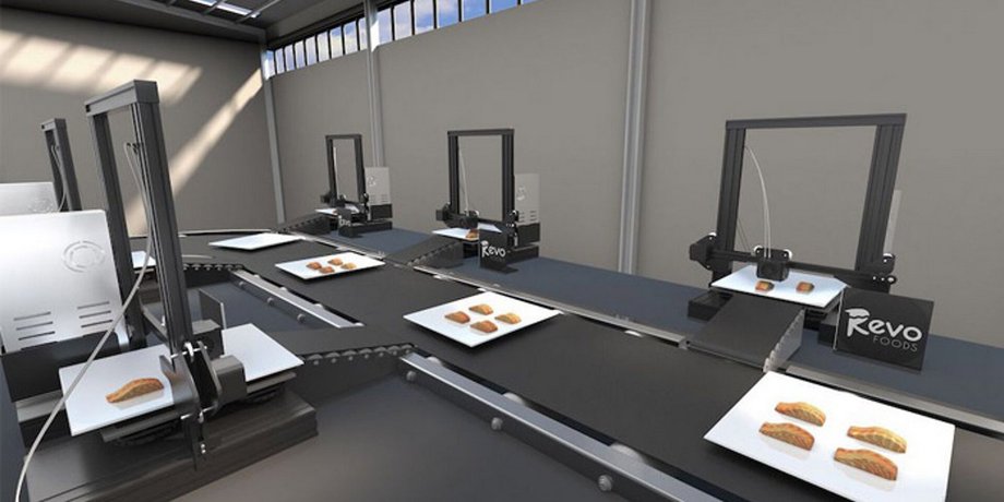 Revo Foods, 3D-друк, лосось