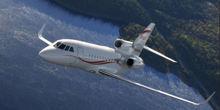 Урсула фон дер Ляйен была на борту Dassault Falcon 900LX