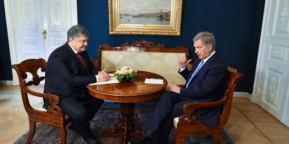 Петр Порошенко и Саули Ниинисте / Фото: twitter.com/poroshenko