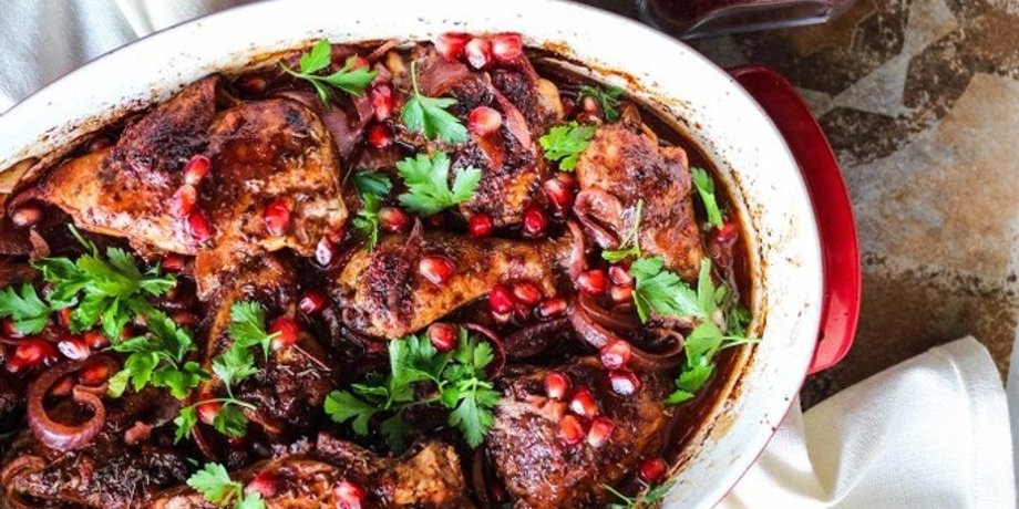 тушкована курка, курка по-перськи, кулінарія