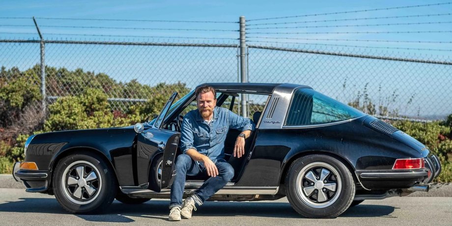 юэн макгрегор порше, Porsche 911, Porsche 911 Targa, Юэн Макгрегор