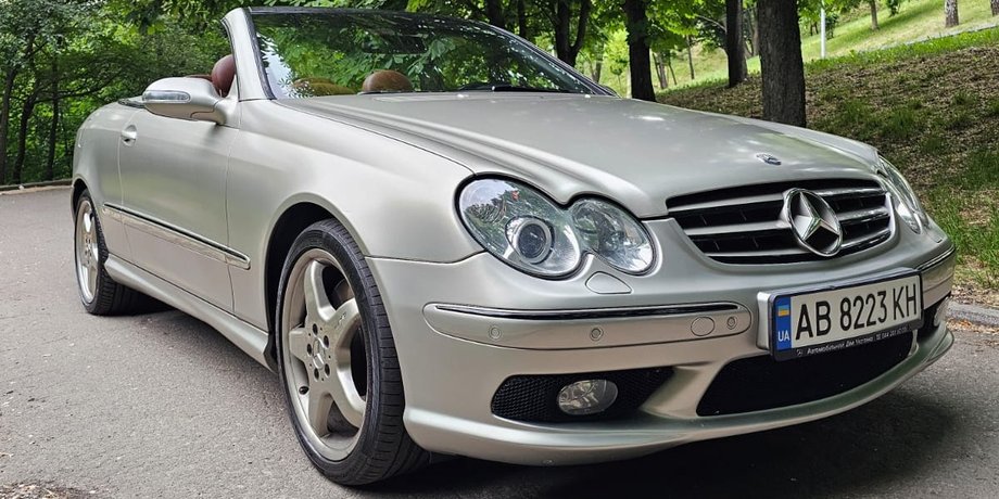 Mercedes-Benz CLK500 Armani, Mercedes CLK500 Armani, Mercedes CLK Armani, Mercedes CLK, кабріолет Mercedes