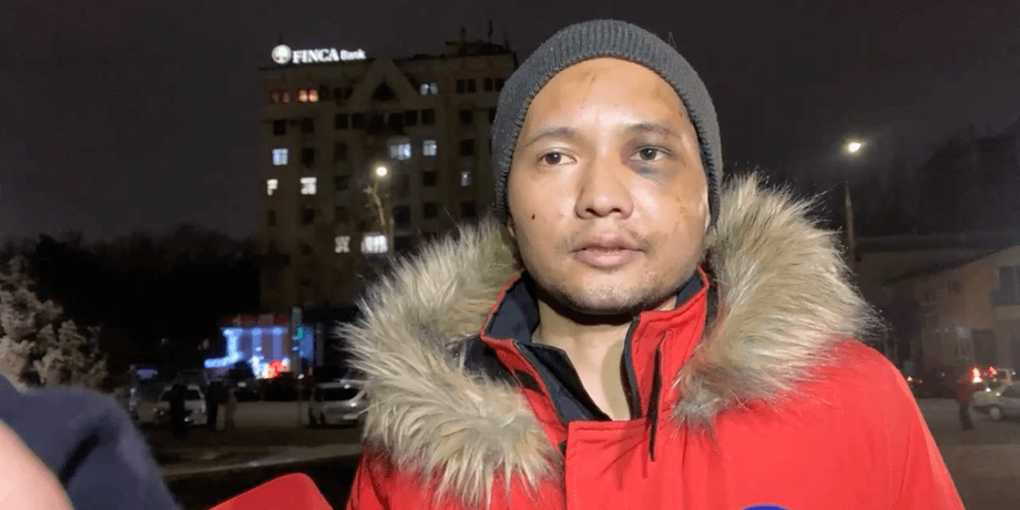 Вікрам Рузахунов, Казахстан, Бішкек, протести, заворушення, музикант