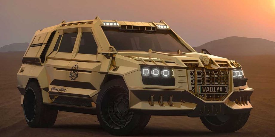 Dartz Prombron The Dictator Aladeen MMXXII, Dartz Prombron, новый Dartz Prombron, внедорожник Dartz, фильм диктатор