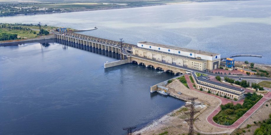 Каховська ГЕС, енергосистема