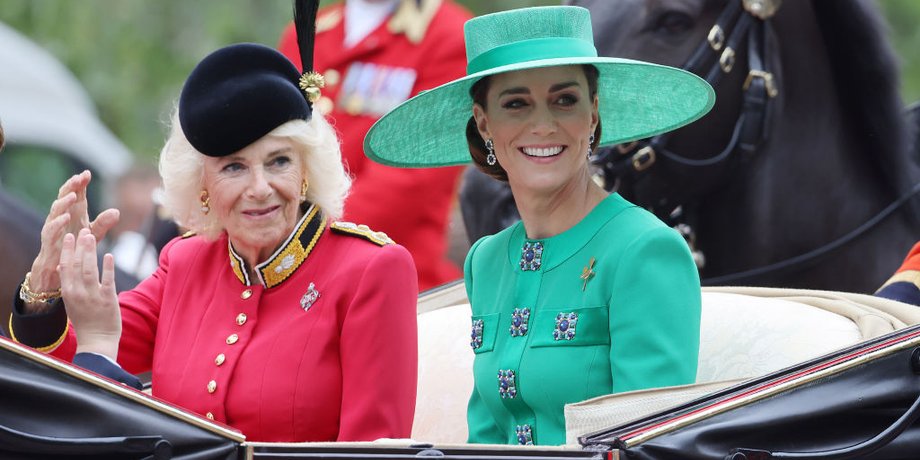 Trooping the Color, Кейт Міддлтон, королева Камілла