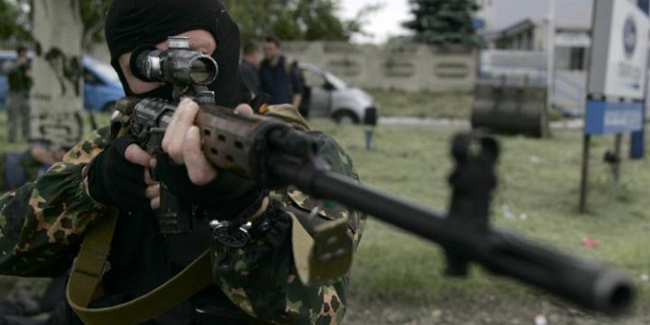 Боевик ЛНР / Фото: Новая газета