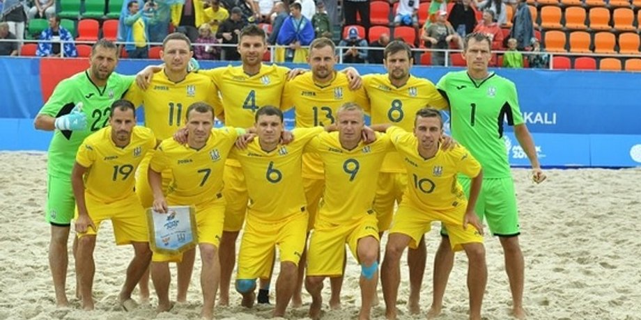 Сборная Украины по пляжному футболу/ Фото: ffu.ua