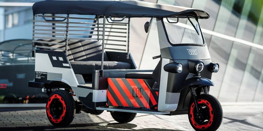 мотоцикл Audi, электробайк Audi, Audi e-tron, моторикша Audi, тук-тук Audi