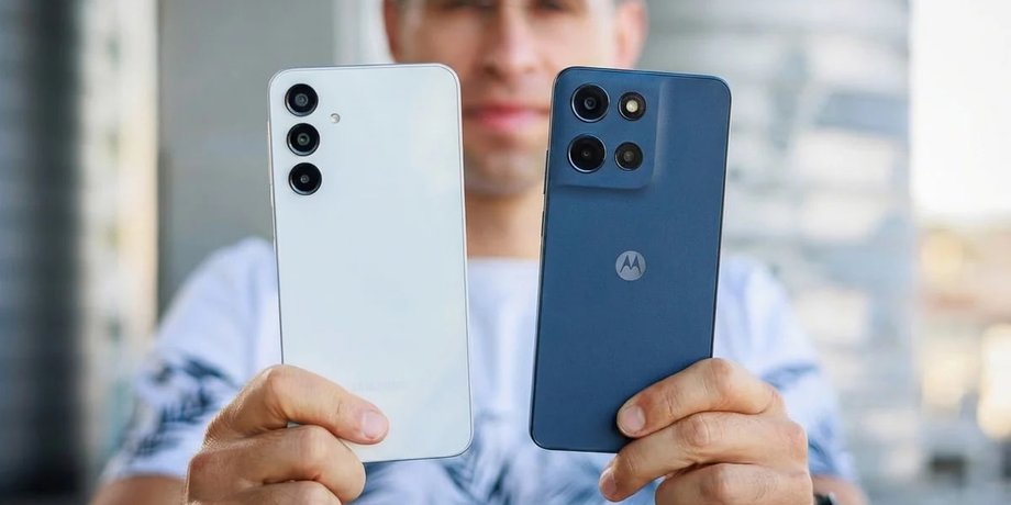 Телефони Samsung та Motorola