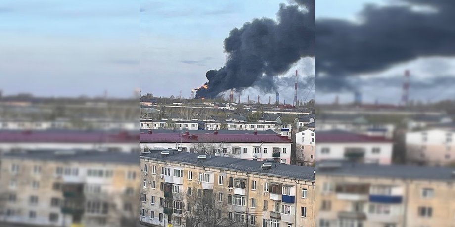 пожар Новокуйбышевский НПЗ Новокуйбышевский НПЗ