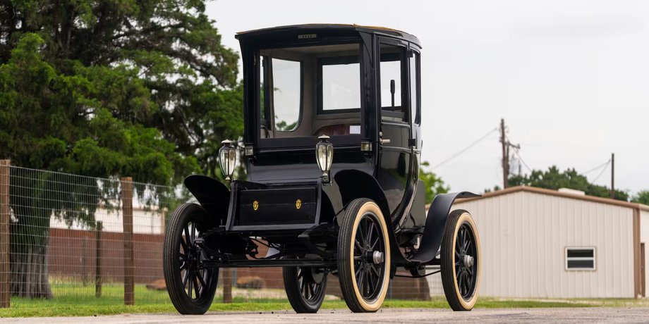 Waverly Model 93 Brougham 1913, Waverly Model 93, Waverly Electric, электромобиль Waverly