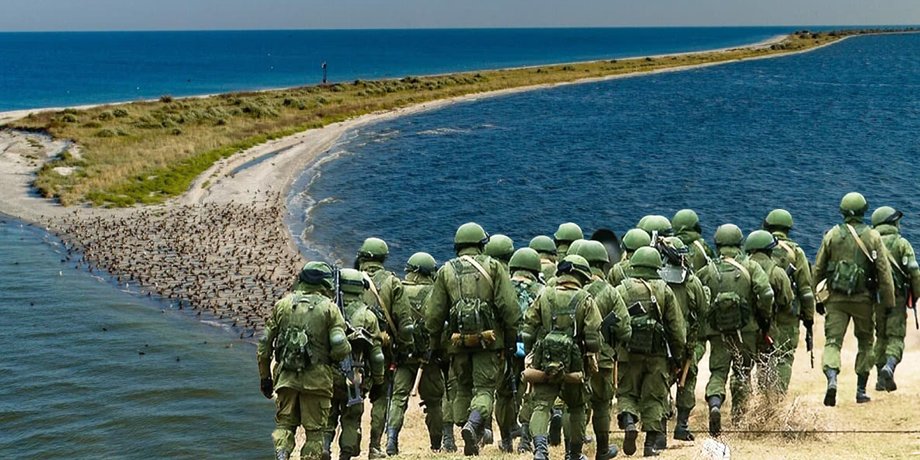 російські військові на Кірнбурнській косі