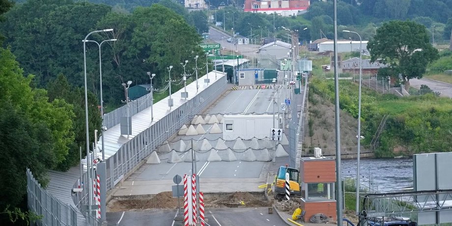 Естонія, Росія, кордон кордон Нарви