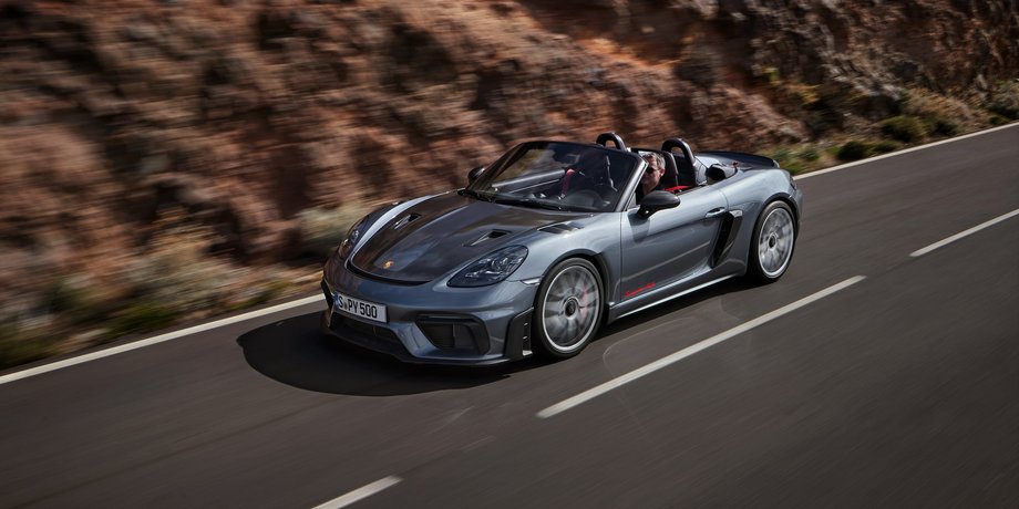 Porsche, Porsche 718, Porsche 718 Spyder RS, Porsche Boxster, Авто, Автомобили, Спорткар, Новинки, Фото, Трек