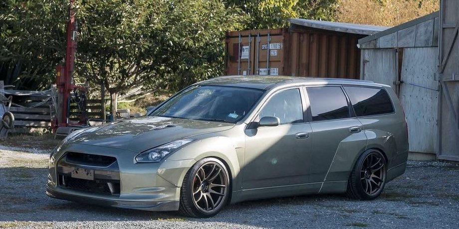 Nissan GT-R, Nissan Stagea, тюнинг Nissan, универсал Nissan, купе Nissan, купе Nissan