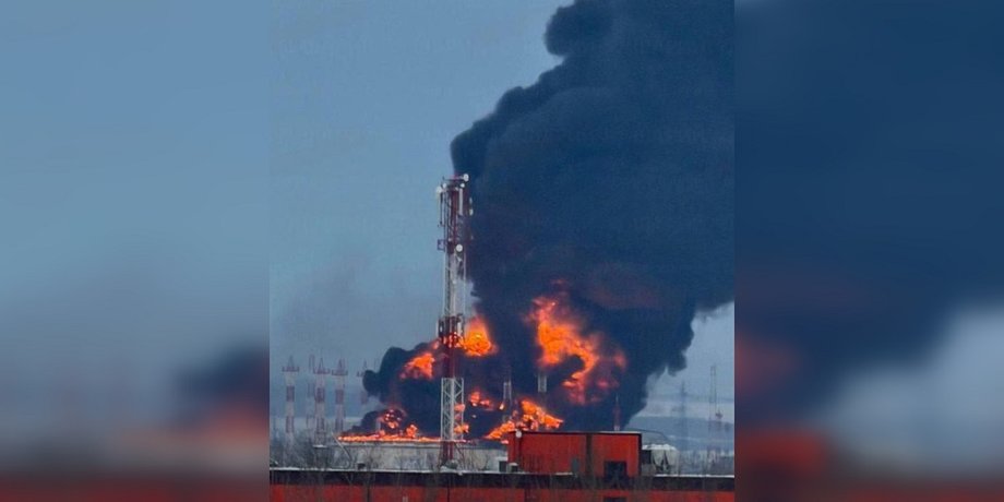 Пожар на НПС Калейкино в Татарстане