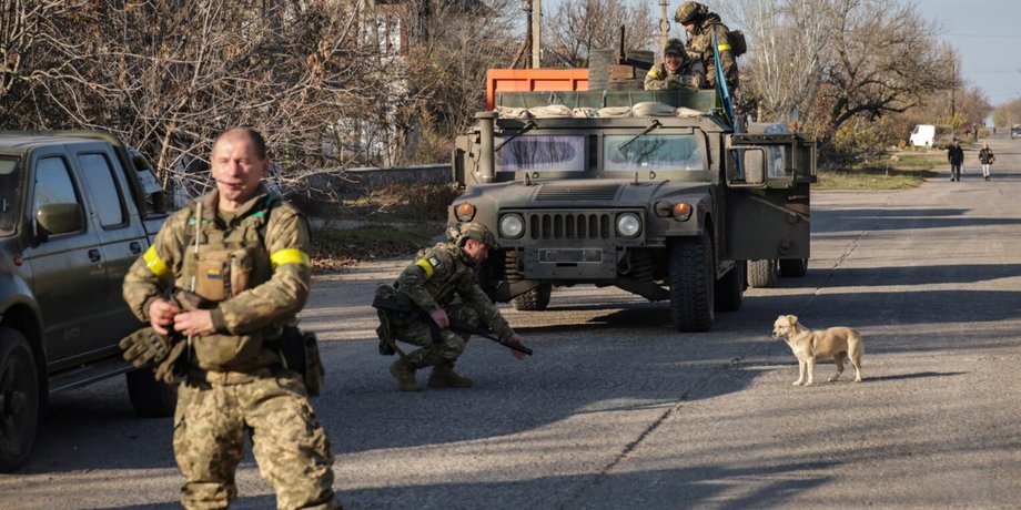 Українські військові, які звільнили Херсон