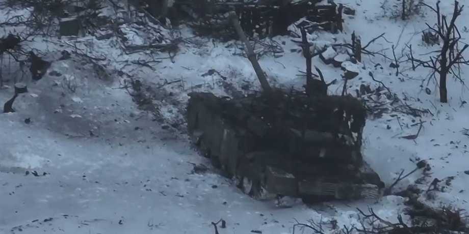 российский танк Т-90М, подбитый танк Т-90М