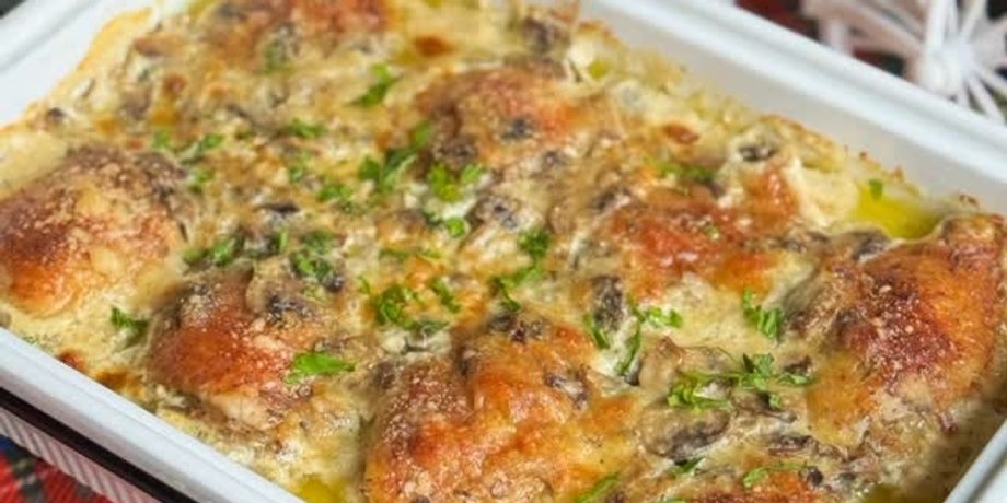 бедрышки с грибным соусом, кулинарные рецепты