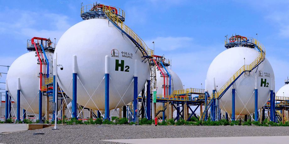 Резервуари з воднем компанії Sinopec у Китаї