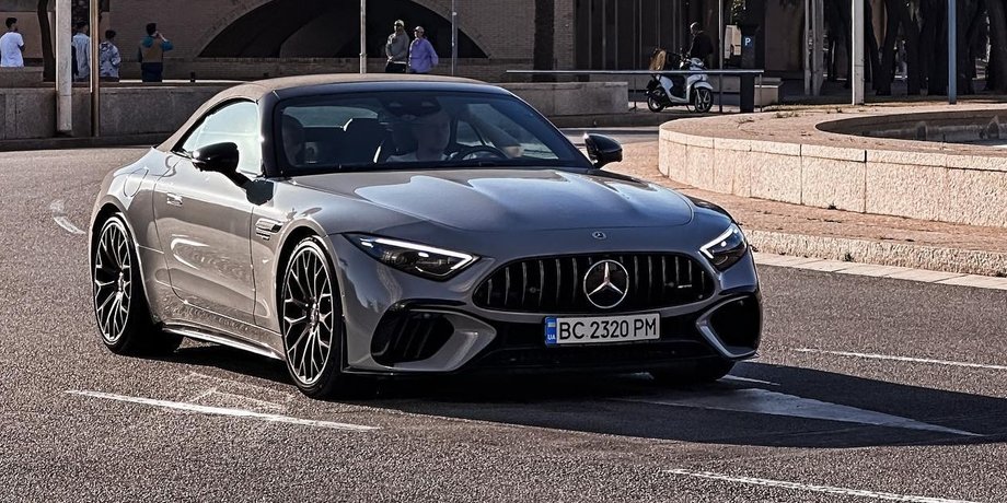 Mercedes, Mercedes-AMG, Mercedes-AMG SL, Барселона, Іспанія, Фото, Авто, Автомобілі, Спорткари, Родстер, Україна