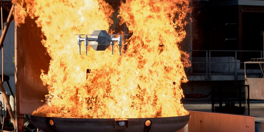 FireDrone, пожарный дрон
