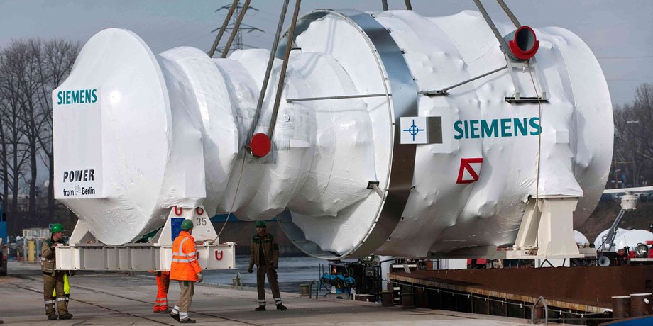 турбіна Siemens, компанія Siemens, північний потік турбіна