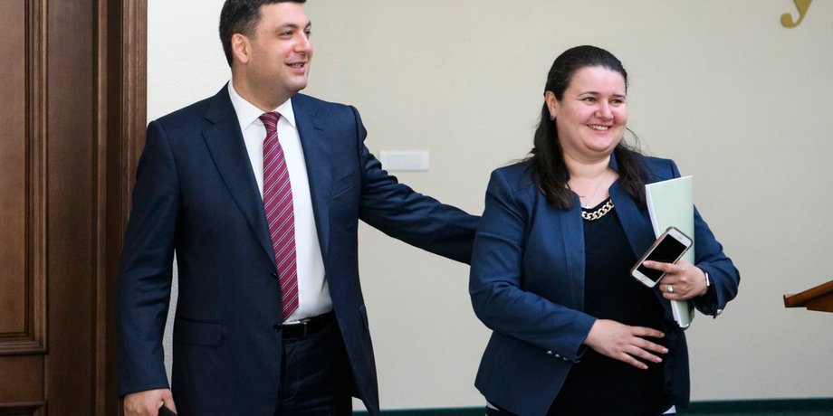 Владимир Гройсман и Оксана Маркарова / Фото: Маркер