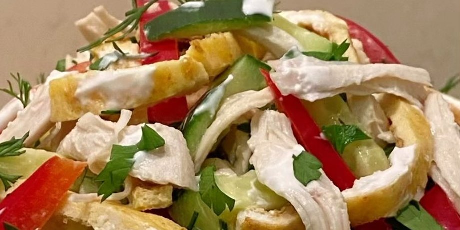 салат, салат з куркою, кулінарні рецепти