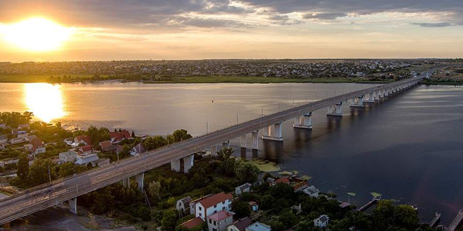 Антоновский мост в Херсоне