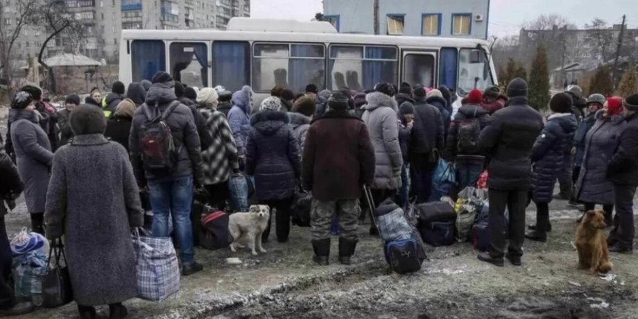 Эвакуация. мирные жители,