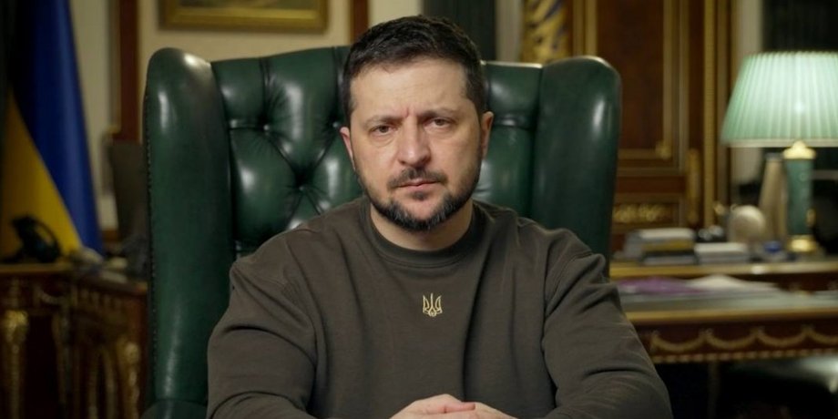 Президент Украины, Владимир Зеленский, удар по Днепру, обстрел, фото