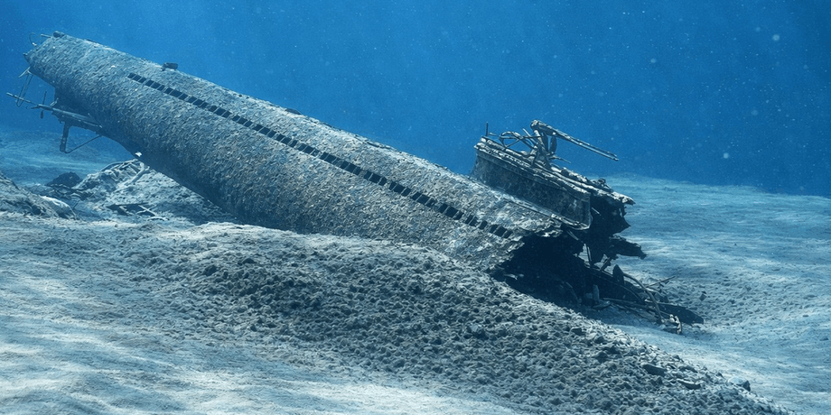 Подлодка U-864 на дне Норвежского моря