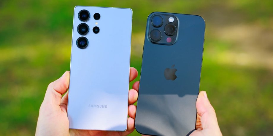 Samsung Galaxy S25 Ultra iPhone 16 Pro Max смартфоны