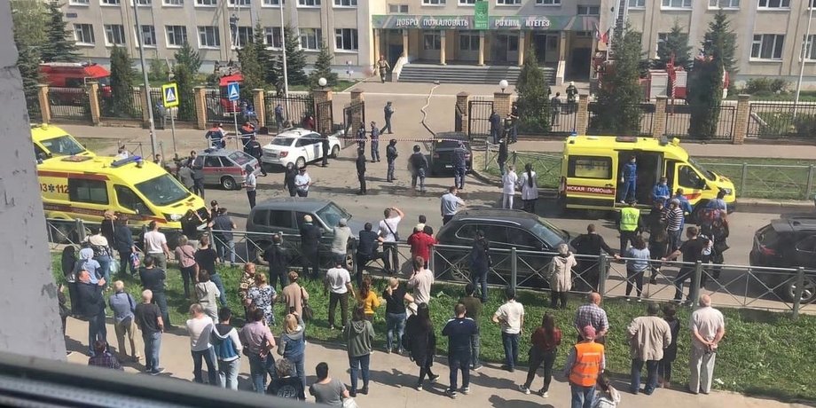 казань, стрельба, школа, полиция
