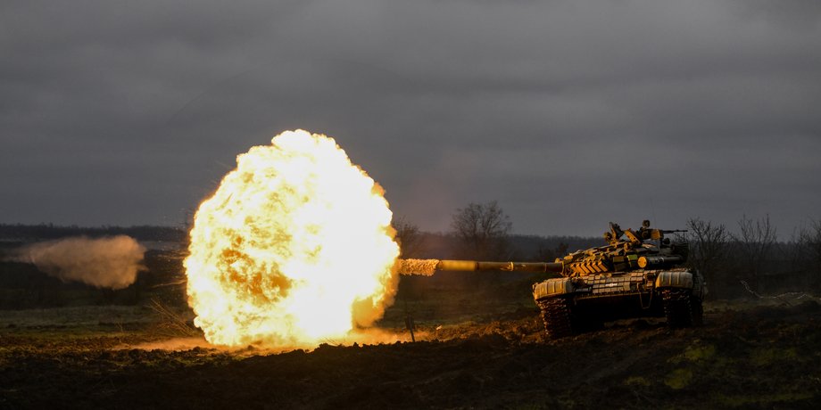 ВСУ, украинские военные, украинский танк, танк выстрел, танк стреляет, война в Украине