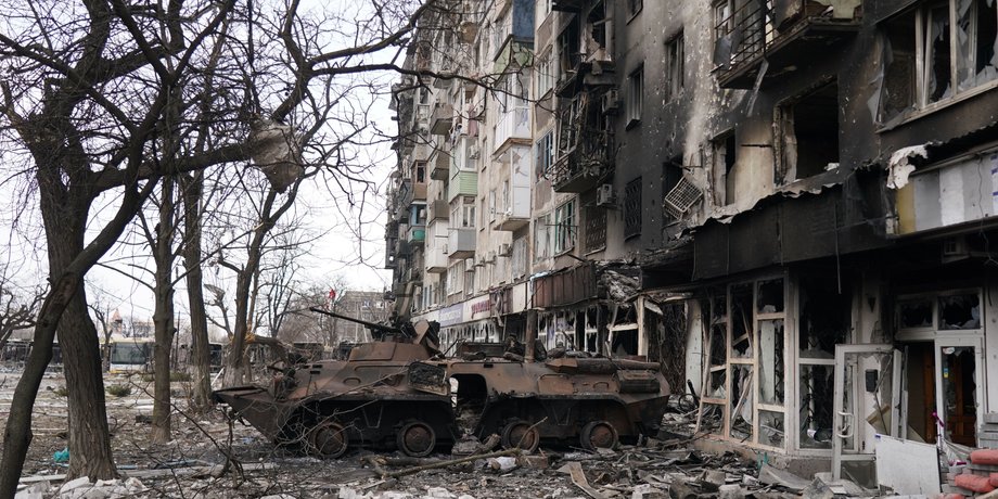 разрушения в мариуполе, дома в мариуполе