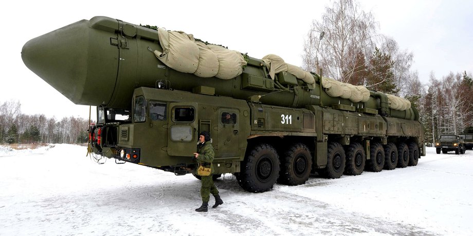 Ядерная ракета, ядерное  оружие, ВС РФ, армия России, война в Украине