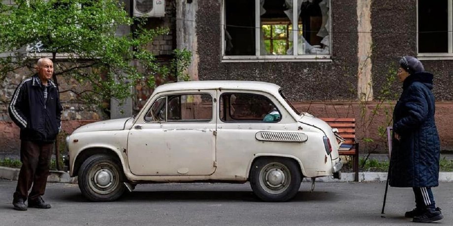 ЗАЗ-965, Горбатый Запорожец, Запорожец ЗАЗ-965, эвакуация из Мариуполя, эвакуация на авто