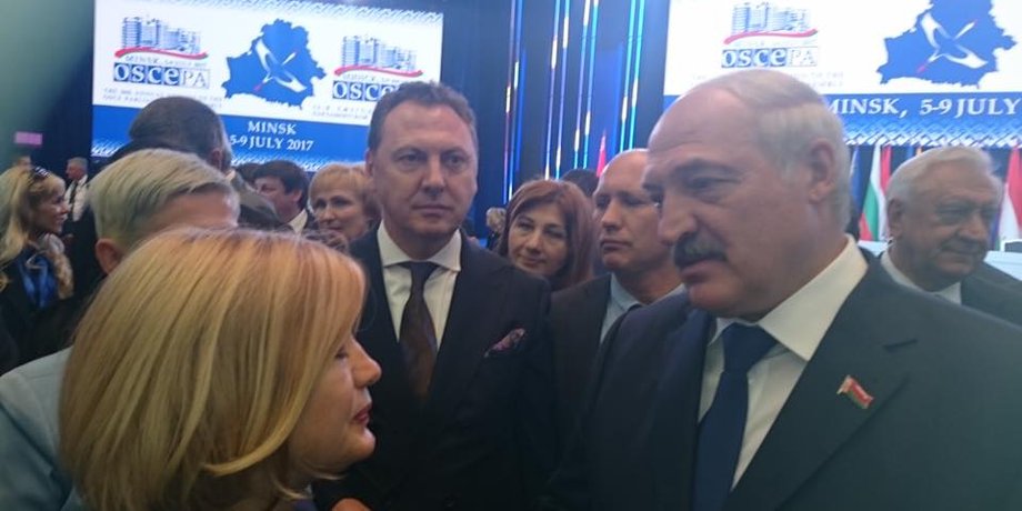 Ирина Геращенко и Александр Лукашенко / Фото: facebook.com/iryna.gerashchenko