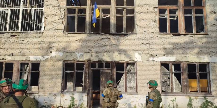 прапор україни у благодатному, зсу звільнили благодатне