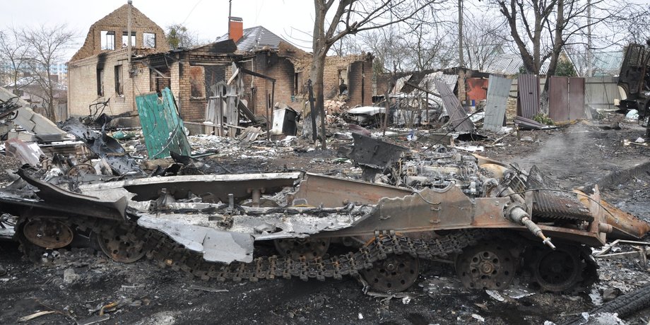 буча, техніка окупантів, бої в бучі, кадировці