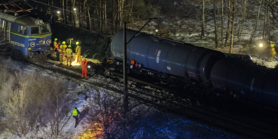 польща залізниця потяг аварія