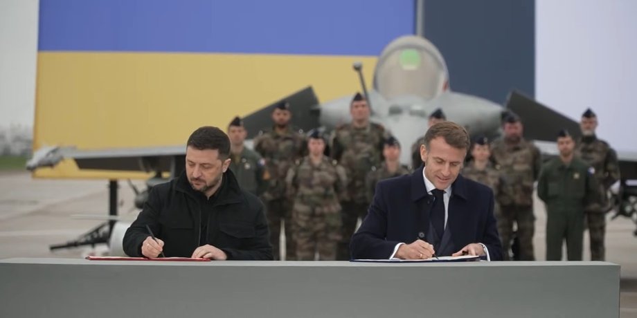 Зеленський і Макрон