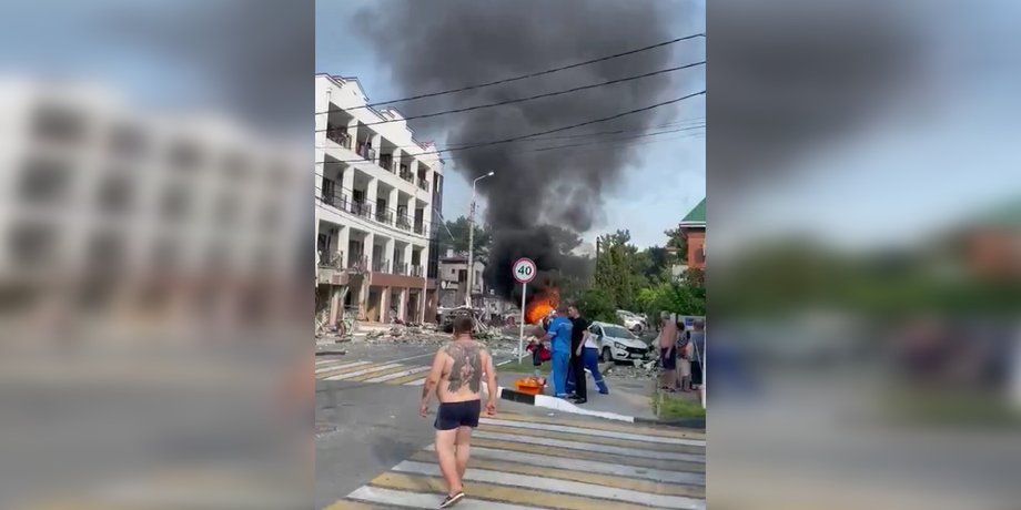 Геленджик, взрыв, отель